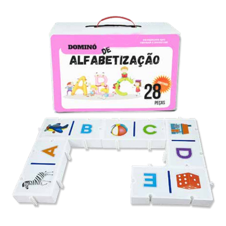 DOMINO DE ALFABETIZAÇÃO COM ENCAIXES
