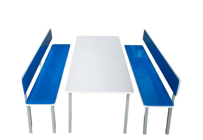 CONJUNTO DE REFEITÓRIO (COM ENCOSTO) INFANTIL