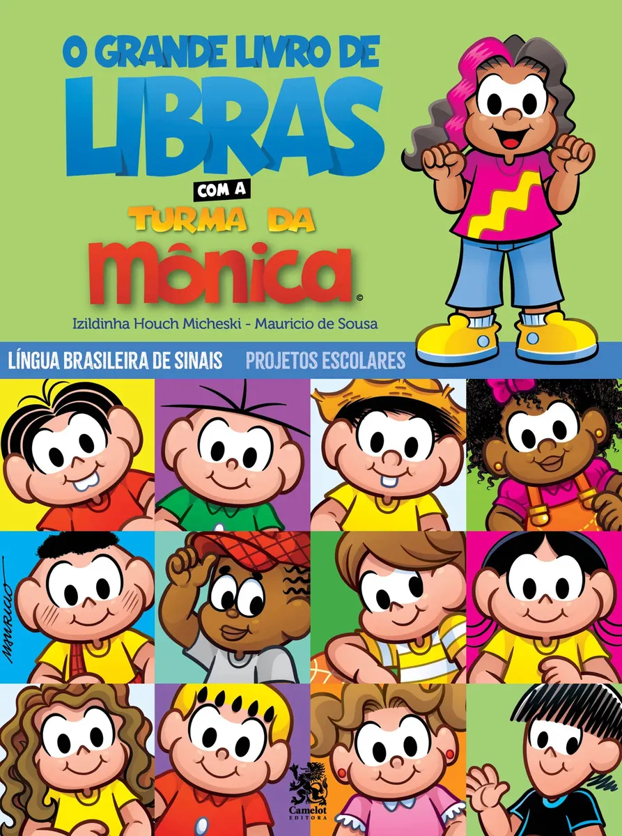 O Grande Livro De Libras Com A Turma Da Mônica