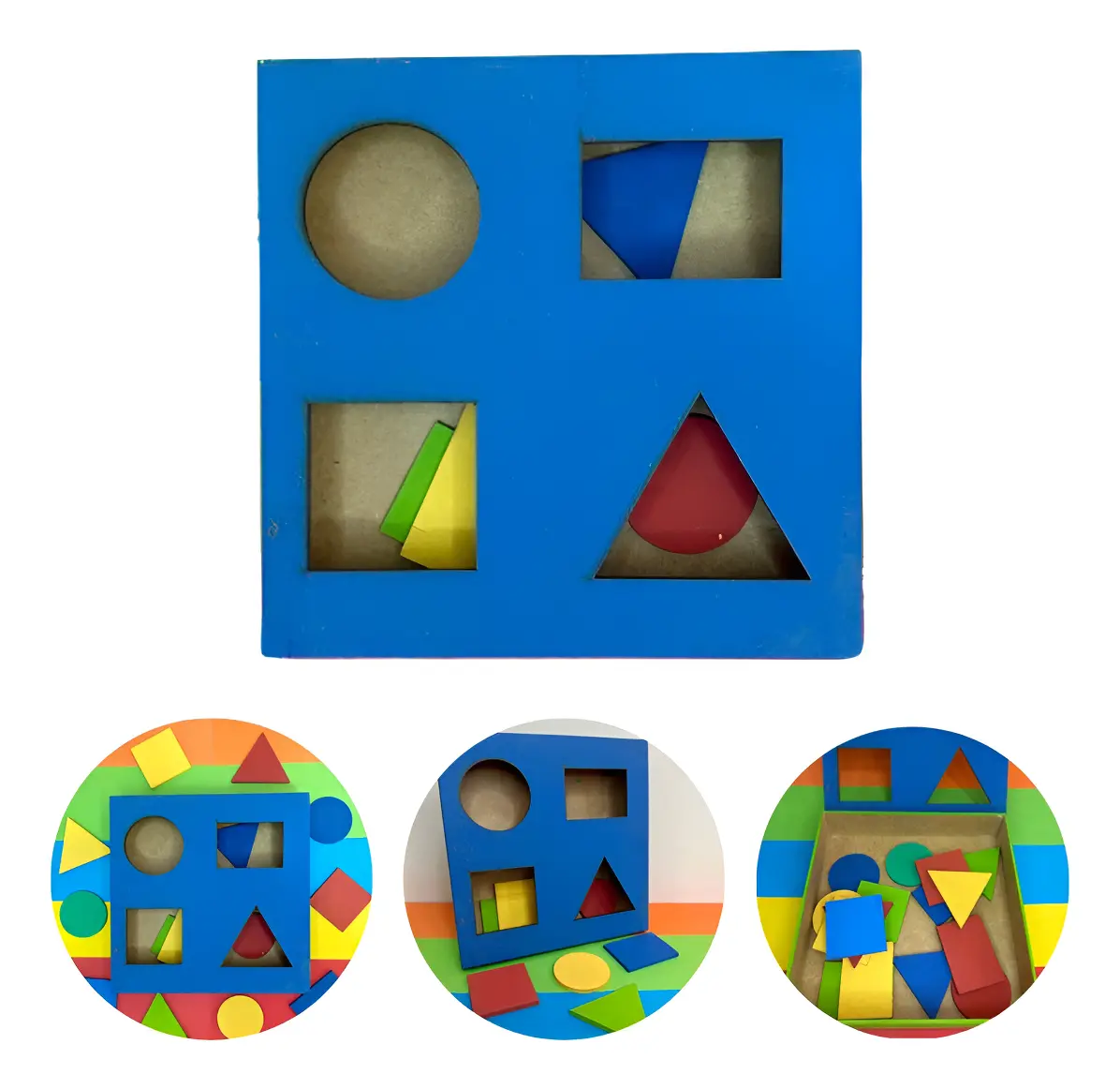 Brinquedo Pedagógico Passa Figura Geométrica