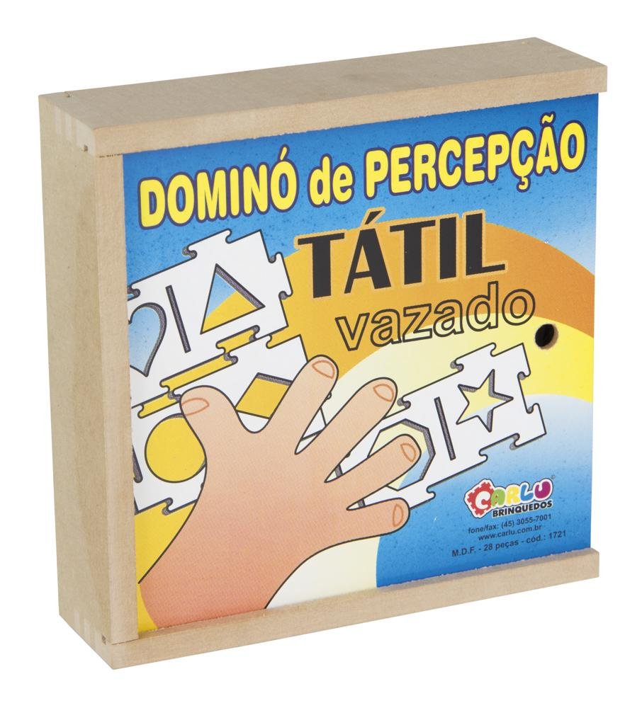 DOMINÓ PERCEPÇÃO TÁTIL - VAZADO