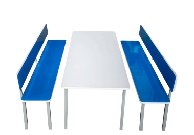 CONJUNTO DE REFEITÓRIO (COM ENCOSTO) JÚNIOR