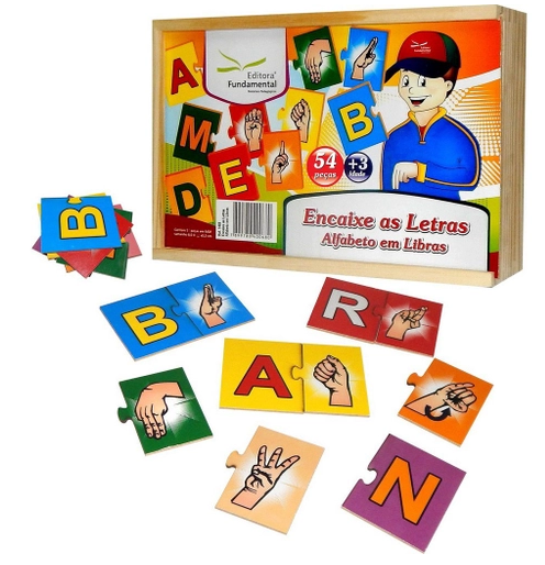 ALFABETO DE ENCAIXE EM LIBRAS