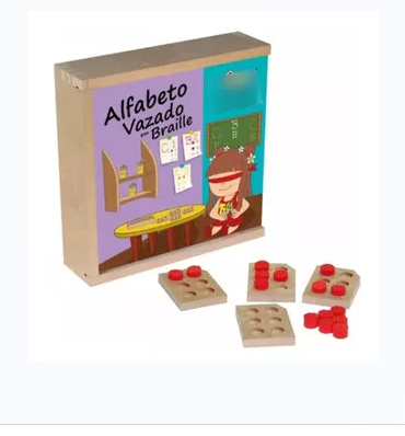 ALFABETO VAZADO BRAILLE