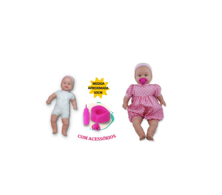 BONECA BEBÊ BRANCA