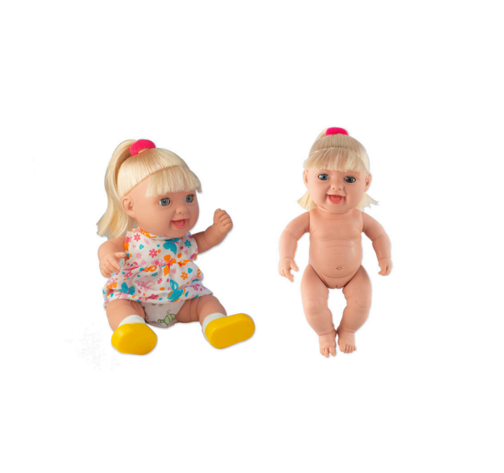 BONECA MENINA BRANCA COM GENITÁLIA