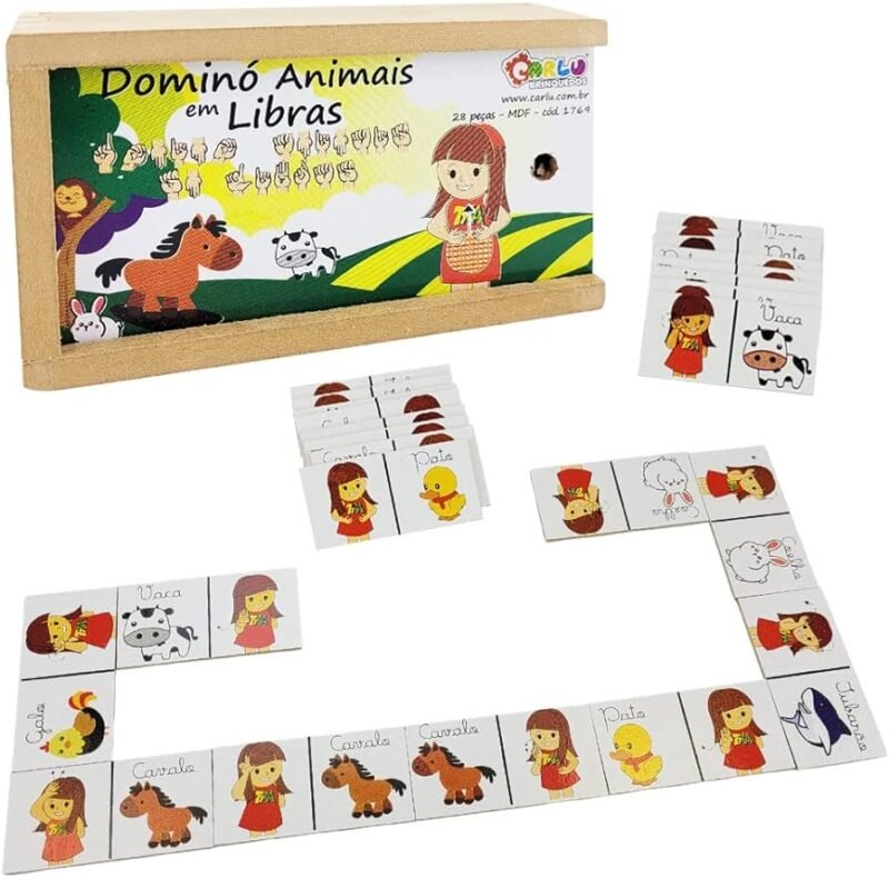 DOMINÓ ANIMAIS EM LIBRAS