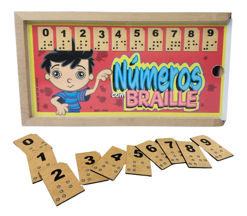 NÚMEROS COM BRAILLE