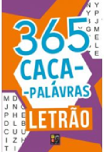 365 CAÇA PALAVRAS LETRÃO LARANJA