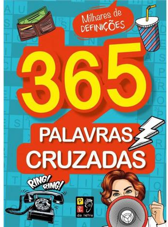 365 PALAVRAS CRUZADAS AZUL CLARO