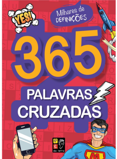 365 PALAVRAS CRUZADAS ROSA ESCURO