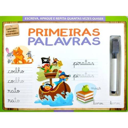 ESCREVA APAGUE E REPITA - PRIMEIRAS PALAVRAS