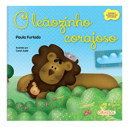 Livro Conta Comigo - O Leãozinho Corajoso